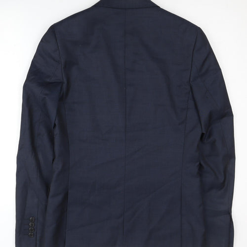 Topman Men's Blue Blazer, Size 36, Very Good Condition