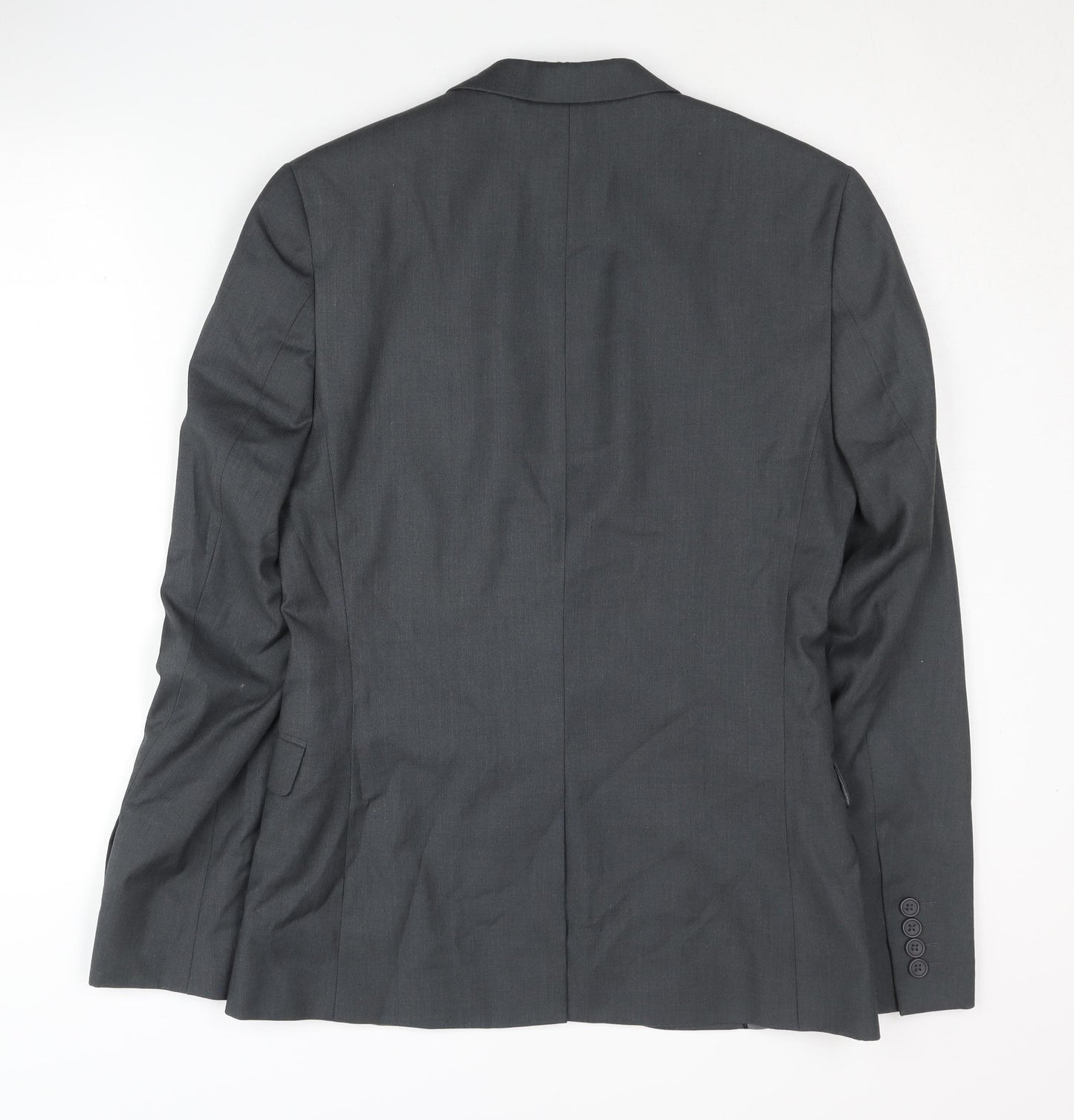 Topman Men's Grey Blazer, Size 36 Regular Fit