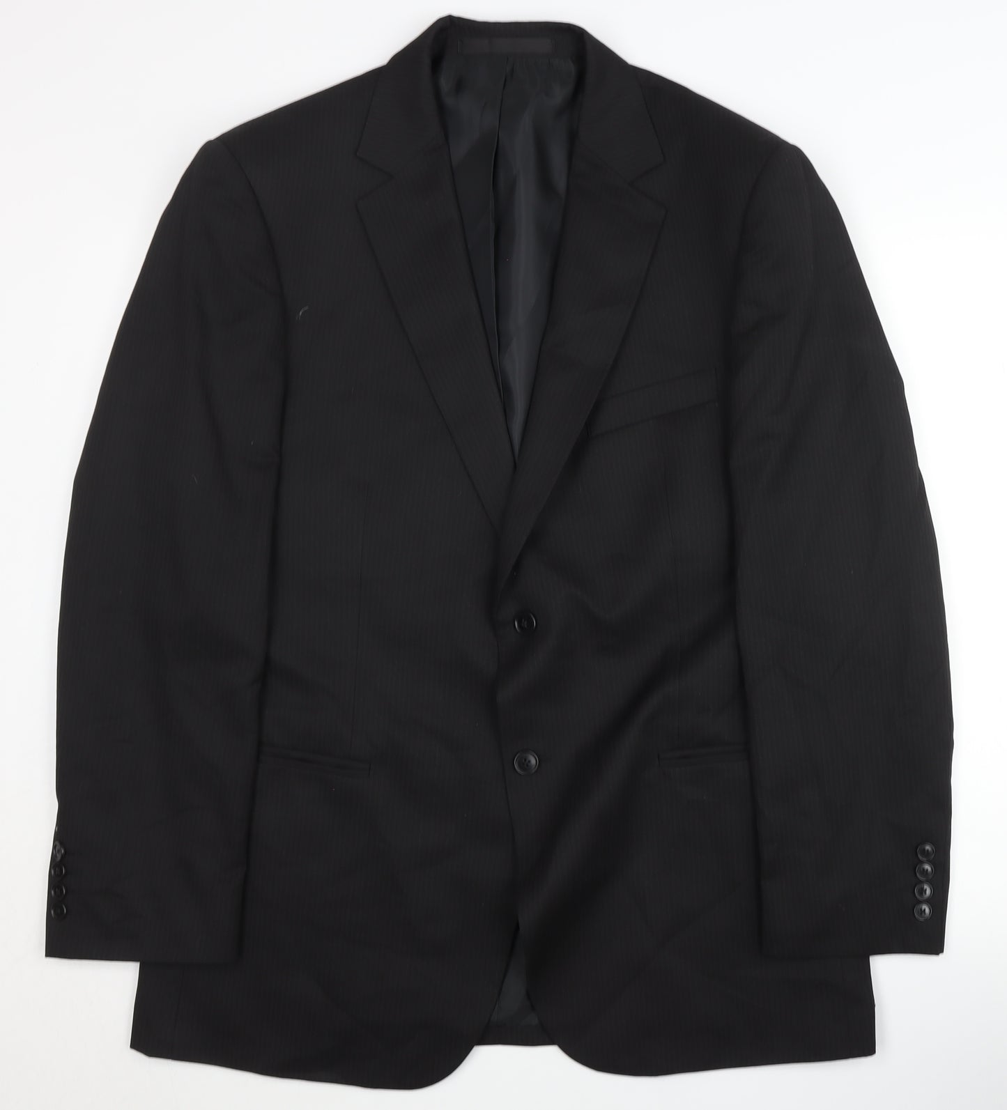 Marks and Spencer Men's Black Blazer, Size 42 M