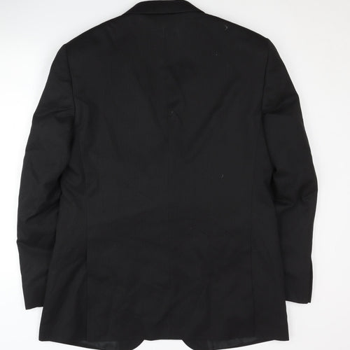 Marks and Spencer Men's Black Blazer, Size 42 M