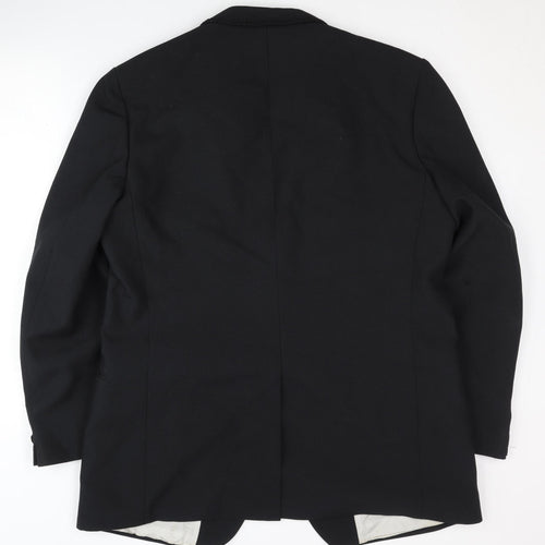 C&A Men's Black Blazer, Size 44, Formal Short Length