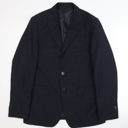 Doppelgänger Men's Blue Blazer, Size 46