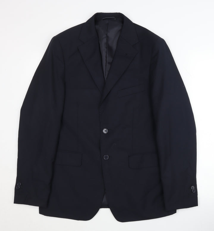 Doppelgänger Men's Blue Blazer, Size 46