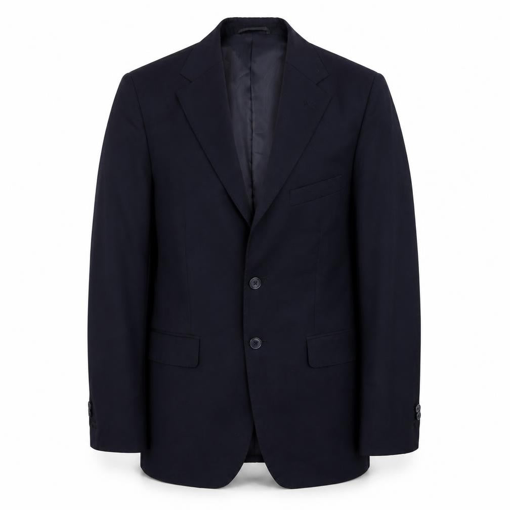 Front view of Doppelgänger Men's Blue Blazer, size 46