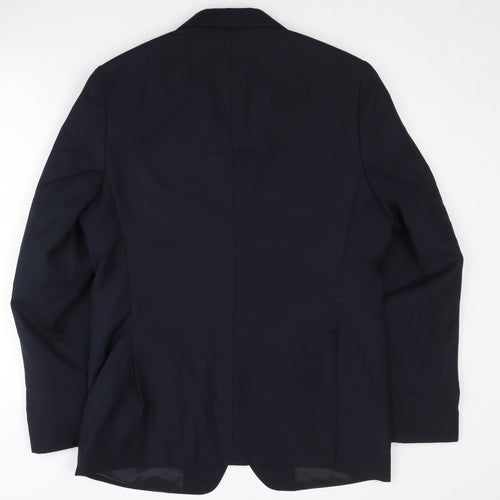 Doppelgänger Men's Blue Blazer, Size 46