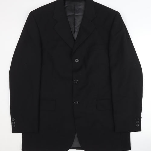 Inc cartel Men's Black Blazer, 40 UK, Regular Fit