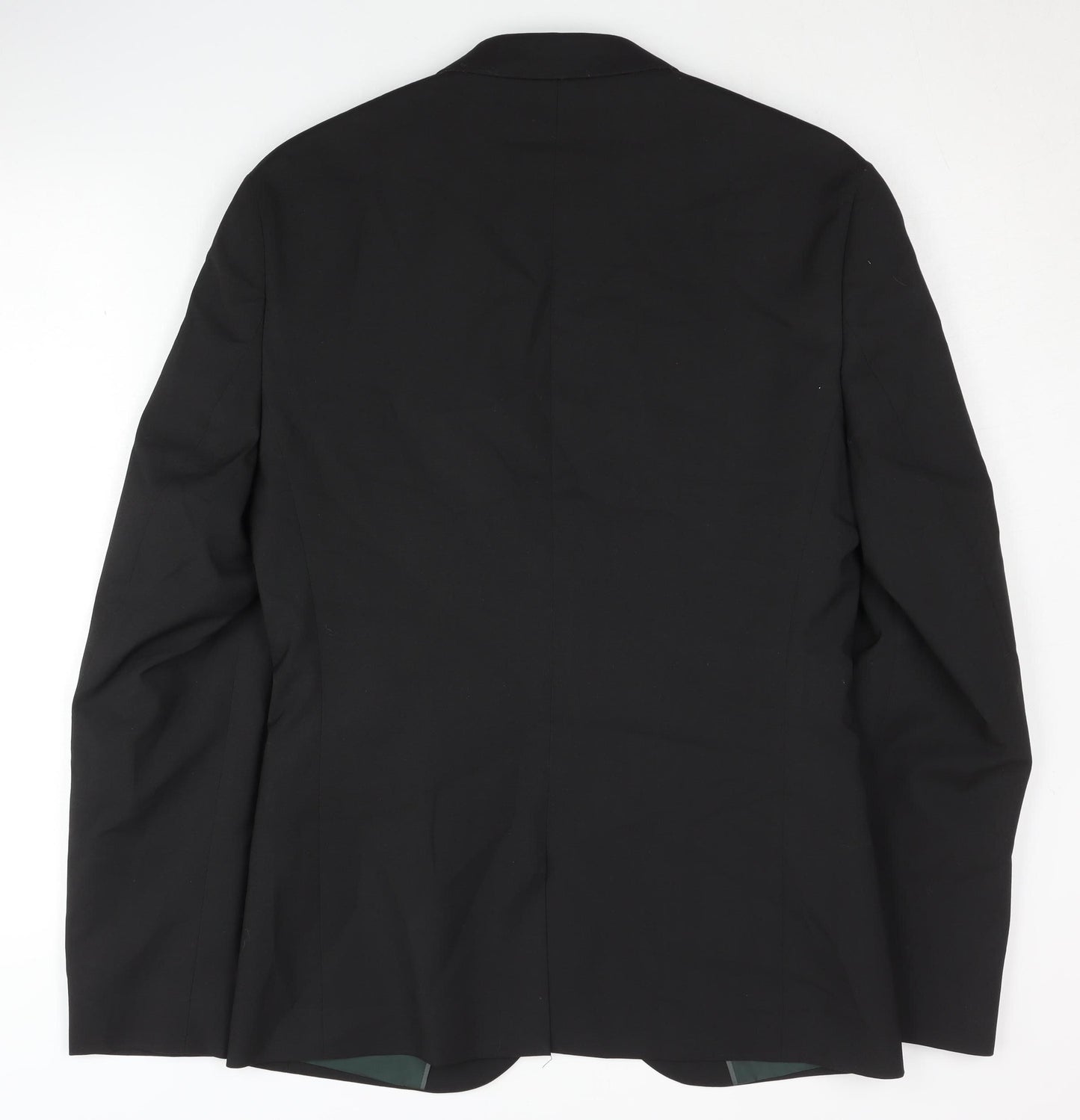 River Island Men's Black Blazer, UK 38R, Formal