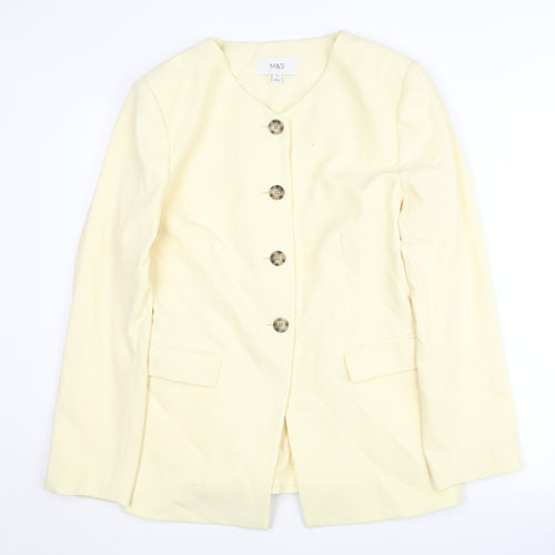 Marks and Spencer Ivory Blazer Women Size 14