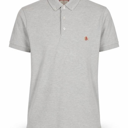 Baracuta Men's Grey Polo Shirt S Short Sleeve Classic