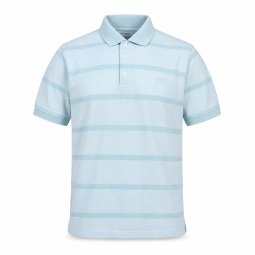 STVDIO Jeff Banks Men's Blue Striped Polo Shirt S