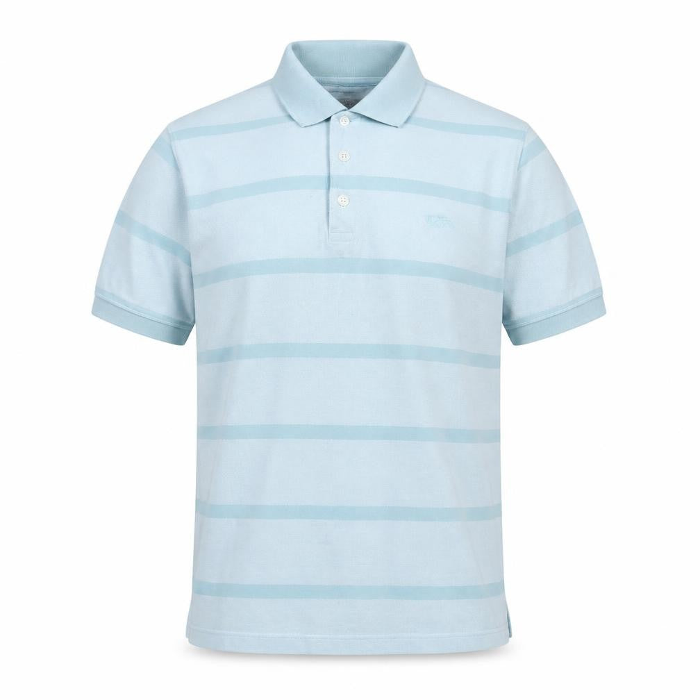 STVDIO Jeff Banks Men's Blue Striped Polo Shirt S