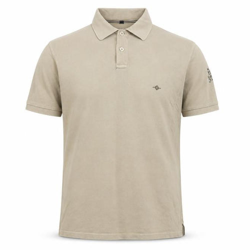 Baileys Men's Beige Polo Shirt Short Sleeve L