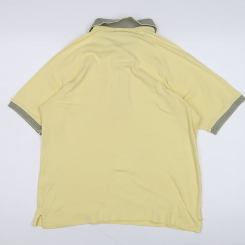 Lyle & Scott Men's Yellow Polo Shirt S Golf Casual