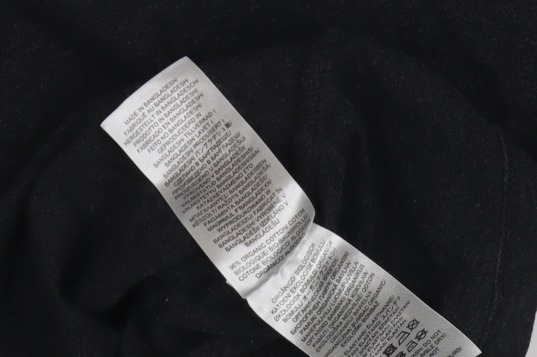 Seasalt Cornwall Black Cotton Boat Neck Women's T-Shirt