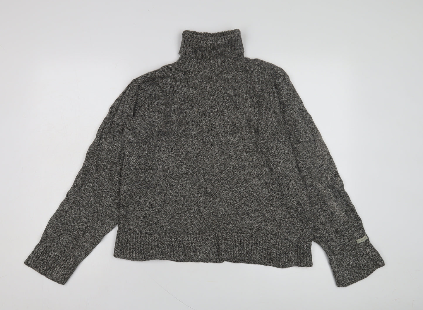 Columbia Women's Grey Roll Neck Pullover Jumper L