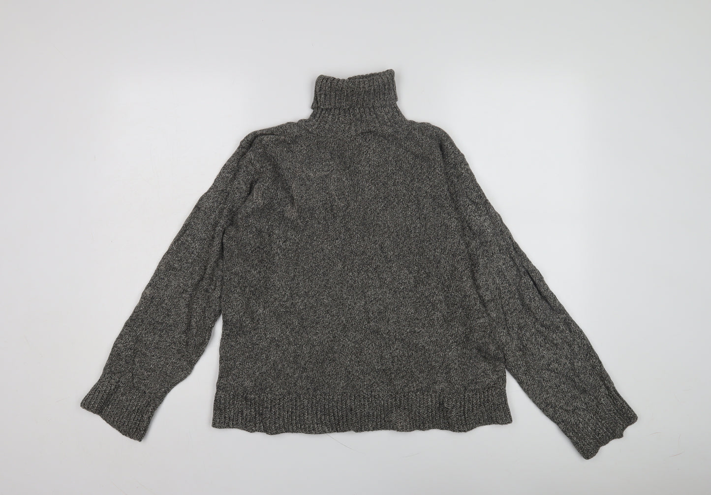 Columbia Women's Grey Roll Neck Pullover Jumper L