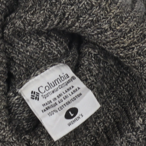 Columbia Women's Grey Roll Neck Pullover Jumper L