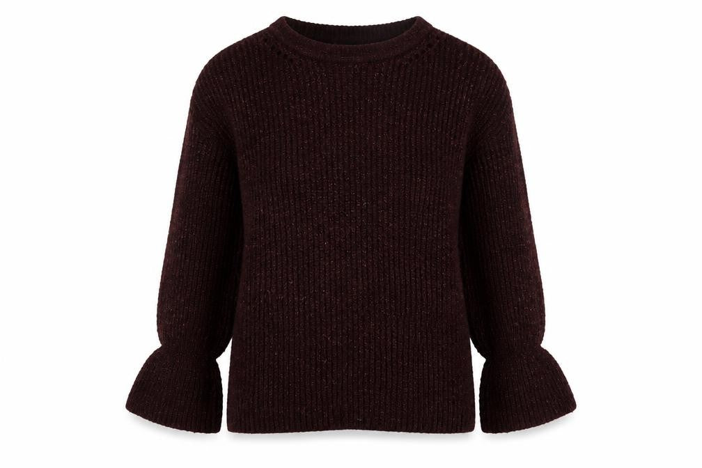 Red Herring Women’s Purple Chunky Knit Jumper Size 12