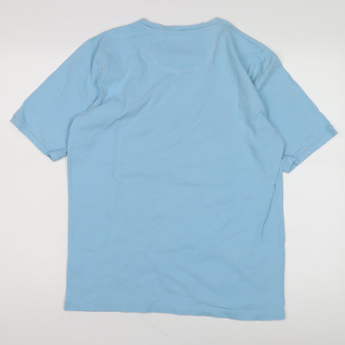 Seasalt Men's Blue Organic Cotton T-Shirt, Size M