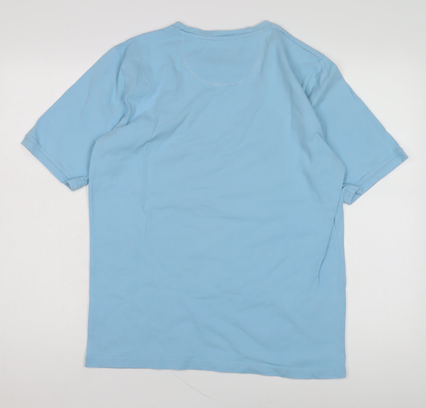Seasalt Men's Blue Organic Cotton T-Shirt, Size M
