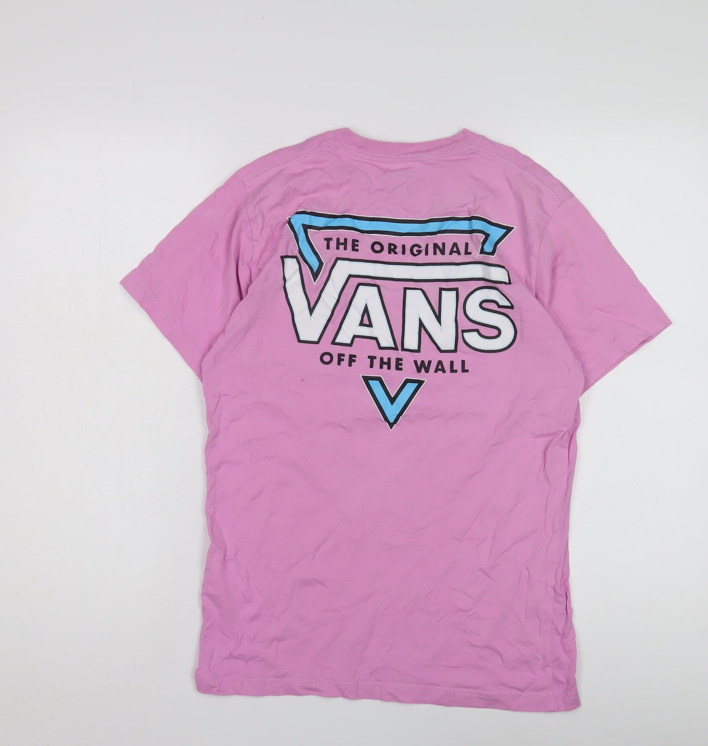 Vans Unisex Pink Classic Fit T-Shirt - Size S