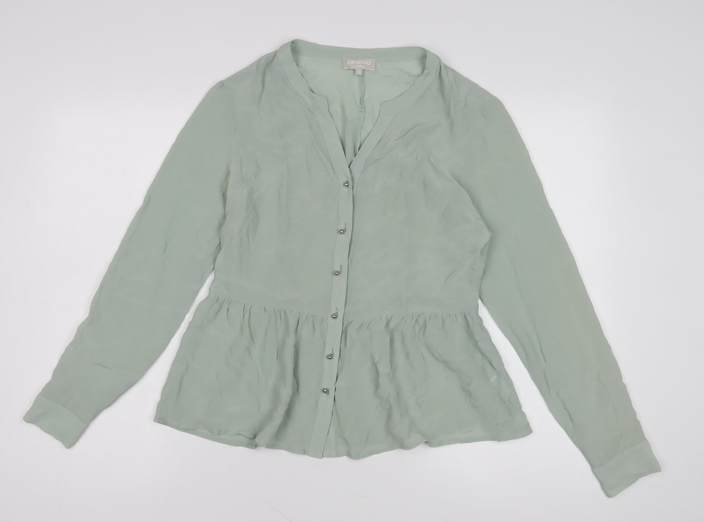 Zalando Collection Green Tunic Blouse for Women, Size M