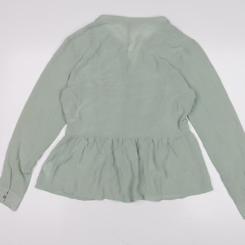 Zalando Collection Green Tunic Blouse for Women, Size M