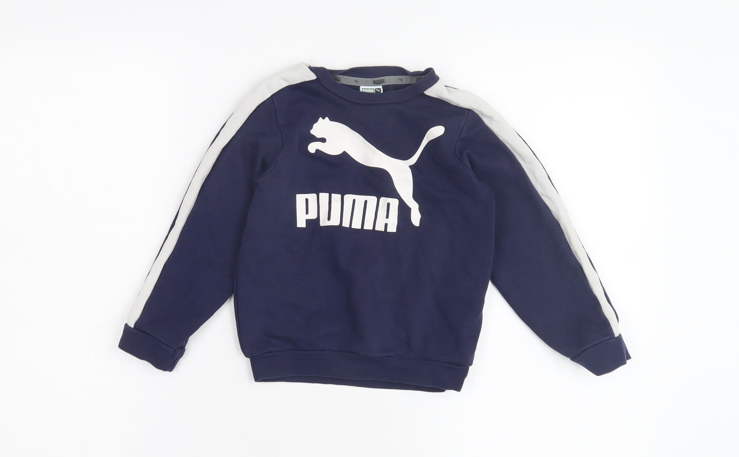 Puma Boys' Blue Crew Neck Sweatshirt 2-3 Years