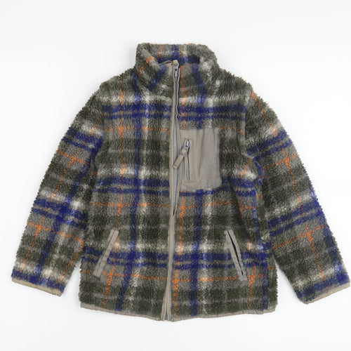 Mini Boden Boys Multicolour Fleece Bomber Jacket 5 Years