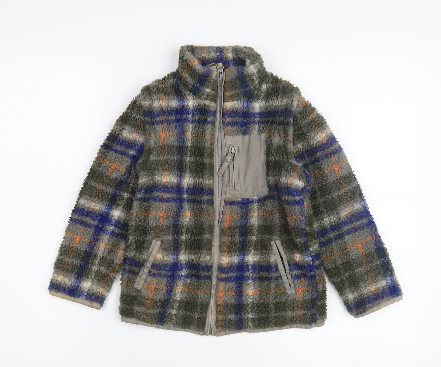 Mini Boden Boys Multicolour Fleece Bomber Jacket 5 Years