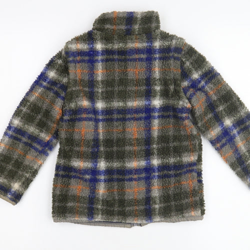 Mini Boden Boys Multicolour Fleece Bomber Jacket 5 Years