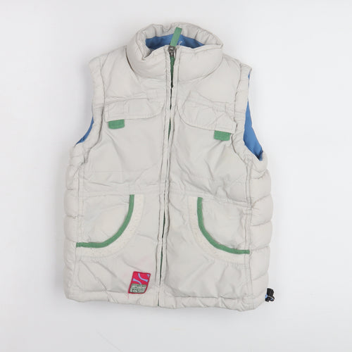 Ski Dubai Boys White Bodywarmer 4-5 Years Winter Jacket