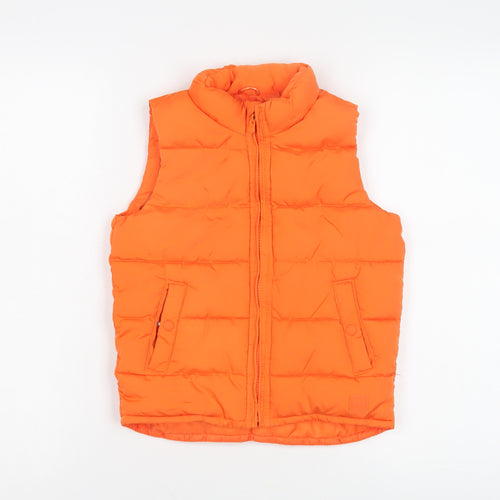 GAP Boys Orange Puffer Jacket 5 Years Polyester