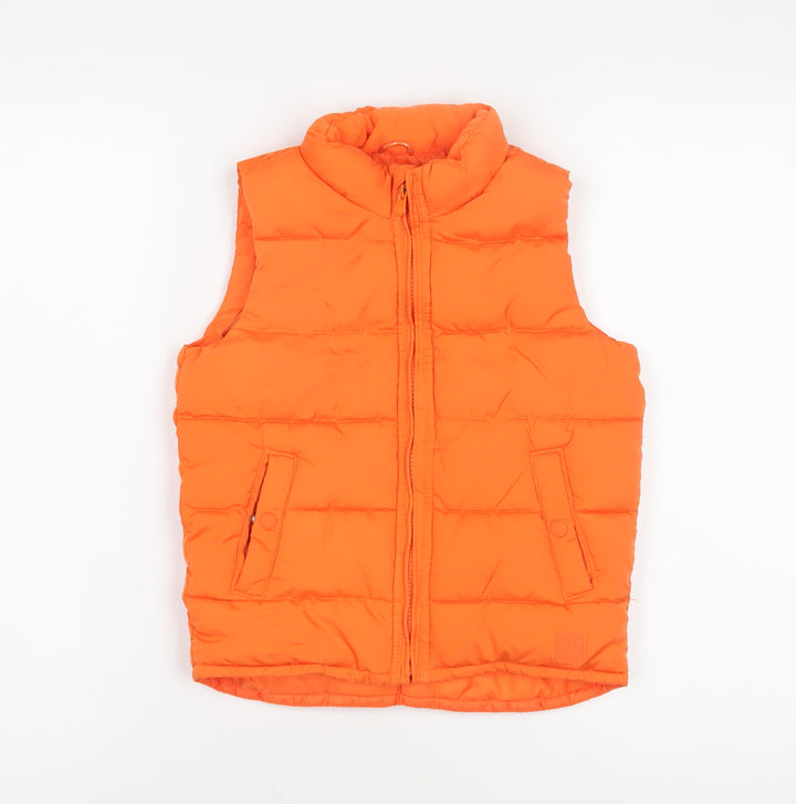 GAP Boys Orange Puffer Jacket 5 Years Polyester
