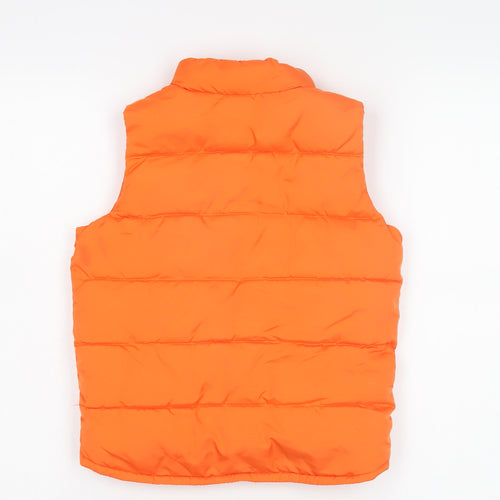 GAP Boys Orange Puffer Jacket 5 Years Polyester