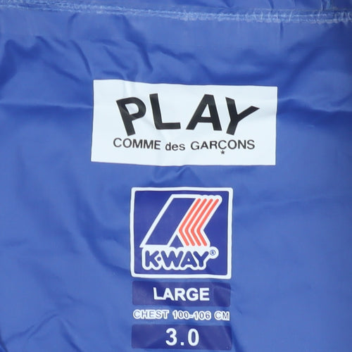 PLAY Comme des Garçons Blue Men's Anorak Jacket L