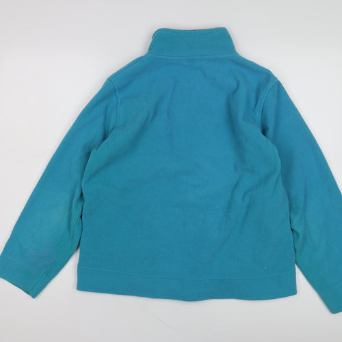 EVM Women's Blue Fleece Jacket, Size M, Full Zip