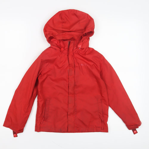 Mountain Warehouse Boys Red Hooded Jacket 5-6 Years