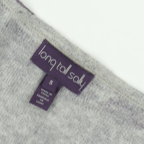 Long Tall Sally Women's Purple Floral Cardigan S