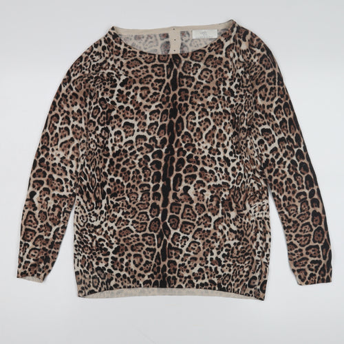 Wallis Women's Multicoloured Petite S Leopard Jumper