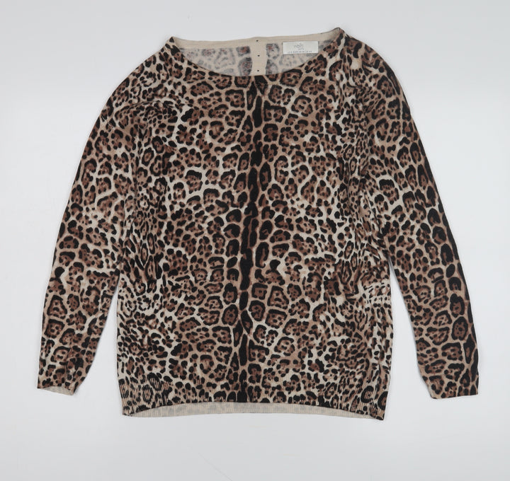 Wallis Women's Multicoloured Petite S Leopard Jumper