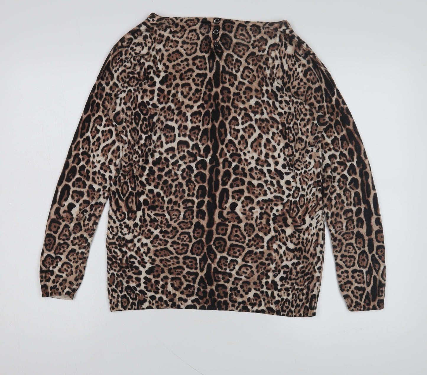 Wallis Women's Multicoloured Petite S Leopard Jumper