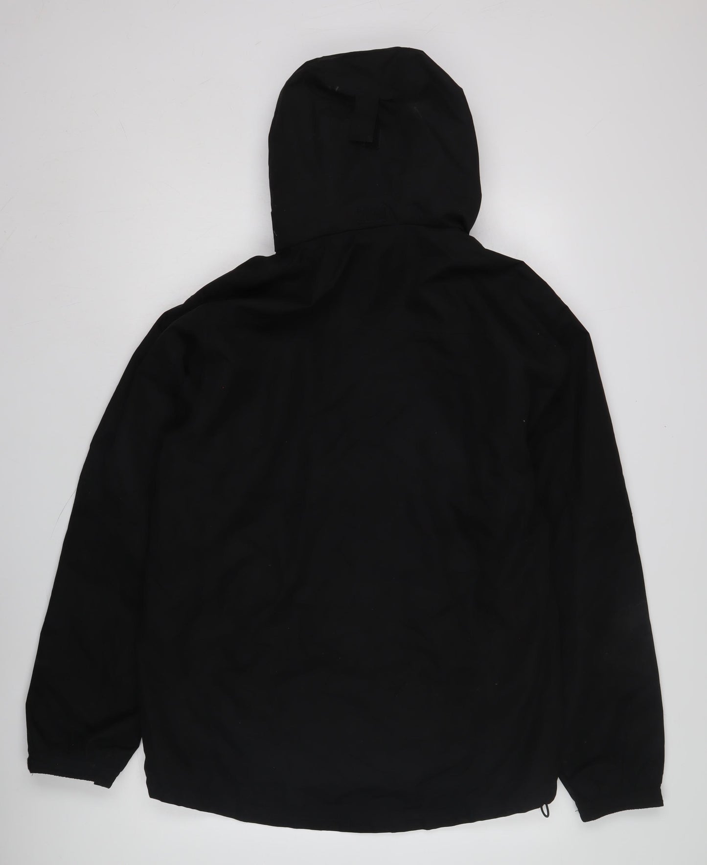 Gelert Men's Black Hooded Rain Coat Size L Waterproof