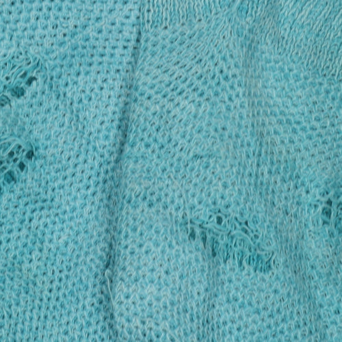 DASH Women's Blue Cotton Pullover Jumper Size 16