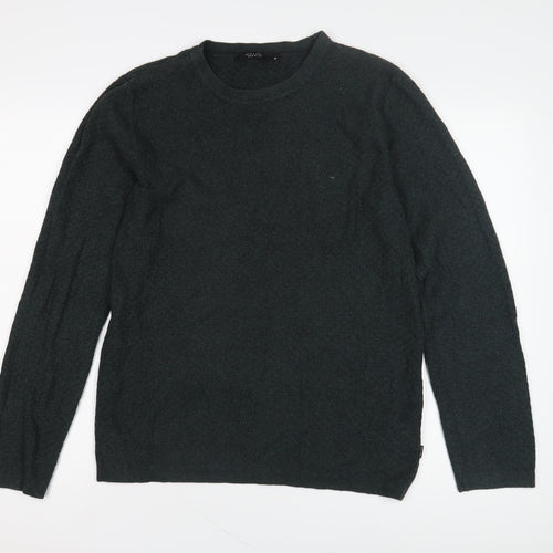 Jack & Jones Men's Green Medium Pullover Jumper