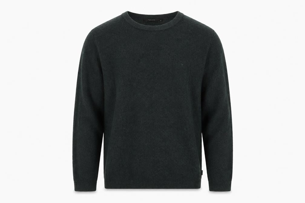 Front view of Jack & Jones Men's Green Medium jumper