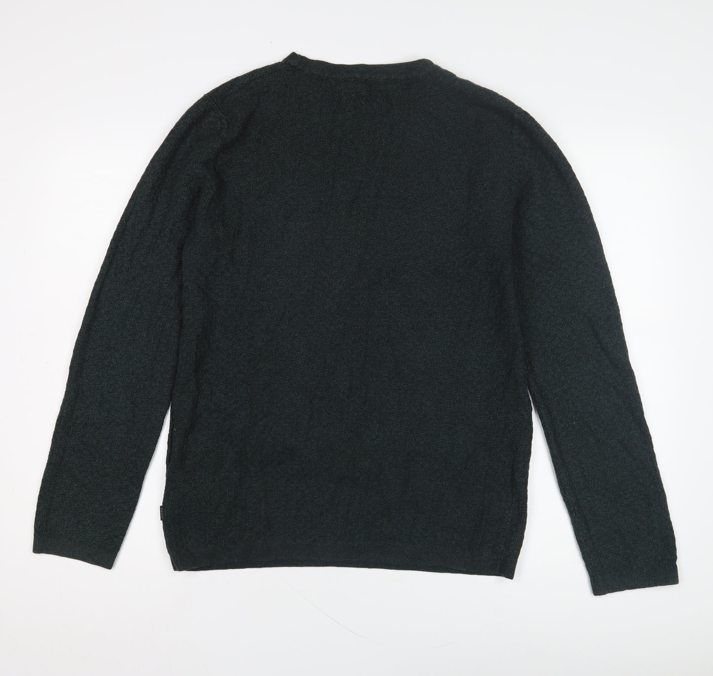 Jack & Jones Men's Green Medium Pullover Jumper