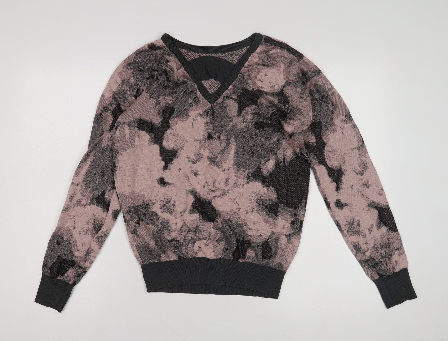 Next Women's Pink Pullover V-Neck Jumper Size 10