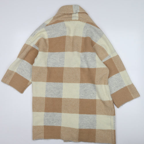 Kaleidoscope Women's Beige 3/4 Sleeve Cardigan Size 12