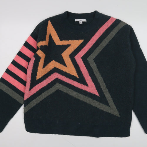 Next Women's Black Star Jumper Size 14